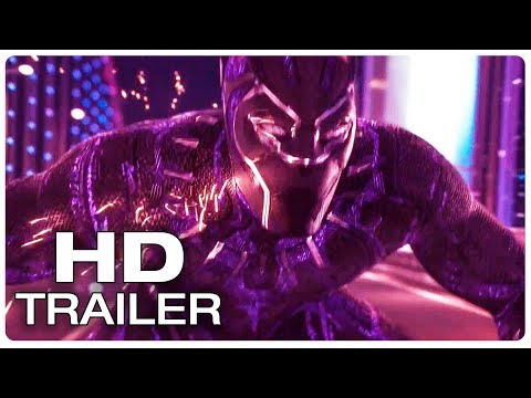 BLACK PANTHER  Car Chase Fight Scene Movie Clip + Trailer (2018) Marvel Superher