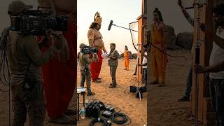 kumbhkaran or Ram ji yuddh shooting time 🥰 #shorts #bts #behindthescenes #viralshorts