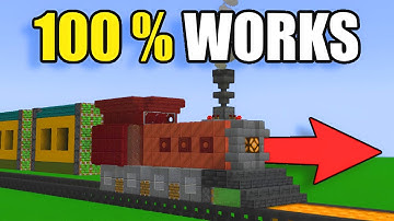 🚂Make a fully WORKING Minecraft TRAIN Station!