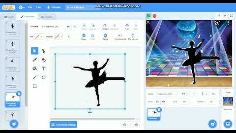 How to make a Scratch dancing girl