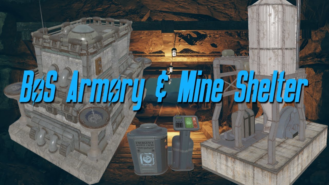 Fallout 76 BoS Armory and Mine Shelter YouTube