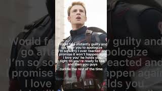 Marvel men react to you crying after an argument