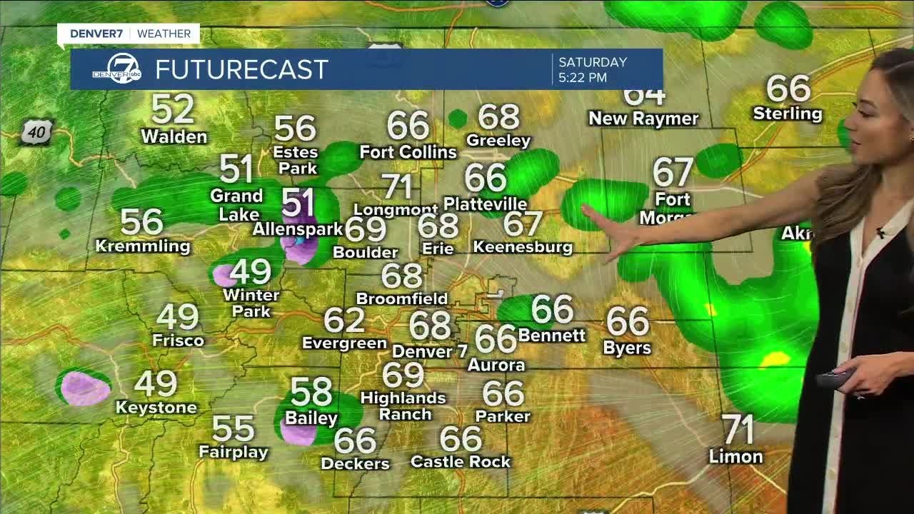 Denver weather: 70s Saturday with a chance of afternoon showers - YouTube