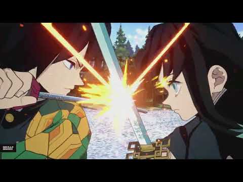 鬼滅之刃火之神血風譚2-霞柱vs水柱(不負責亂說)