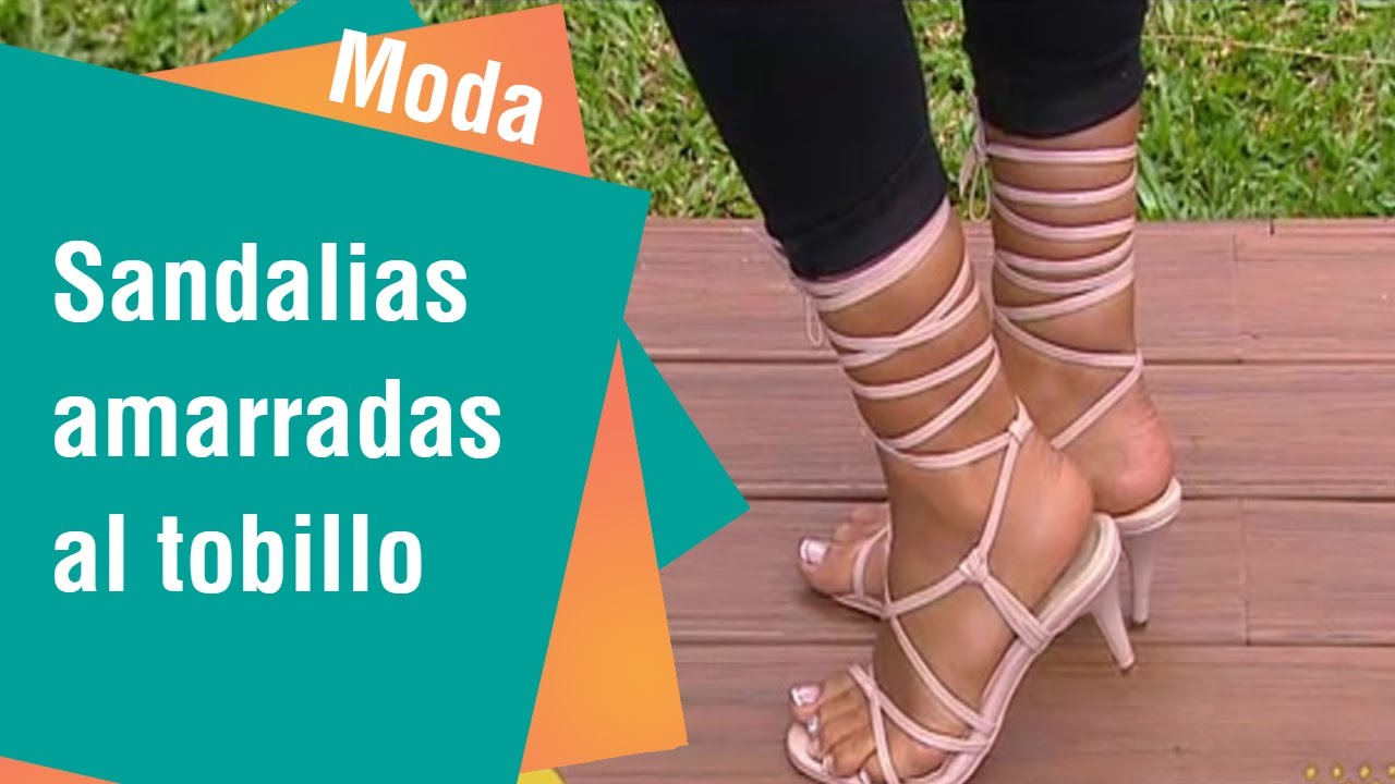 Sandalias al tobillo Moda YouTube