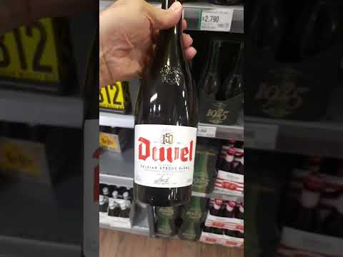 Duvel Belgian Beer strong. Cerveza