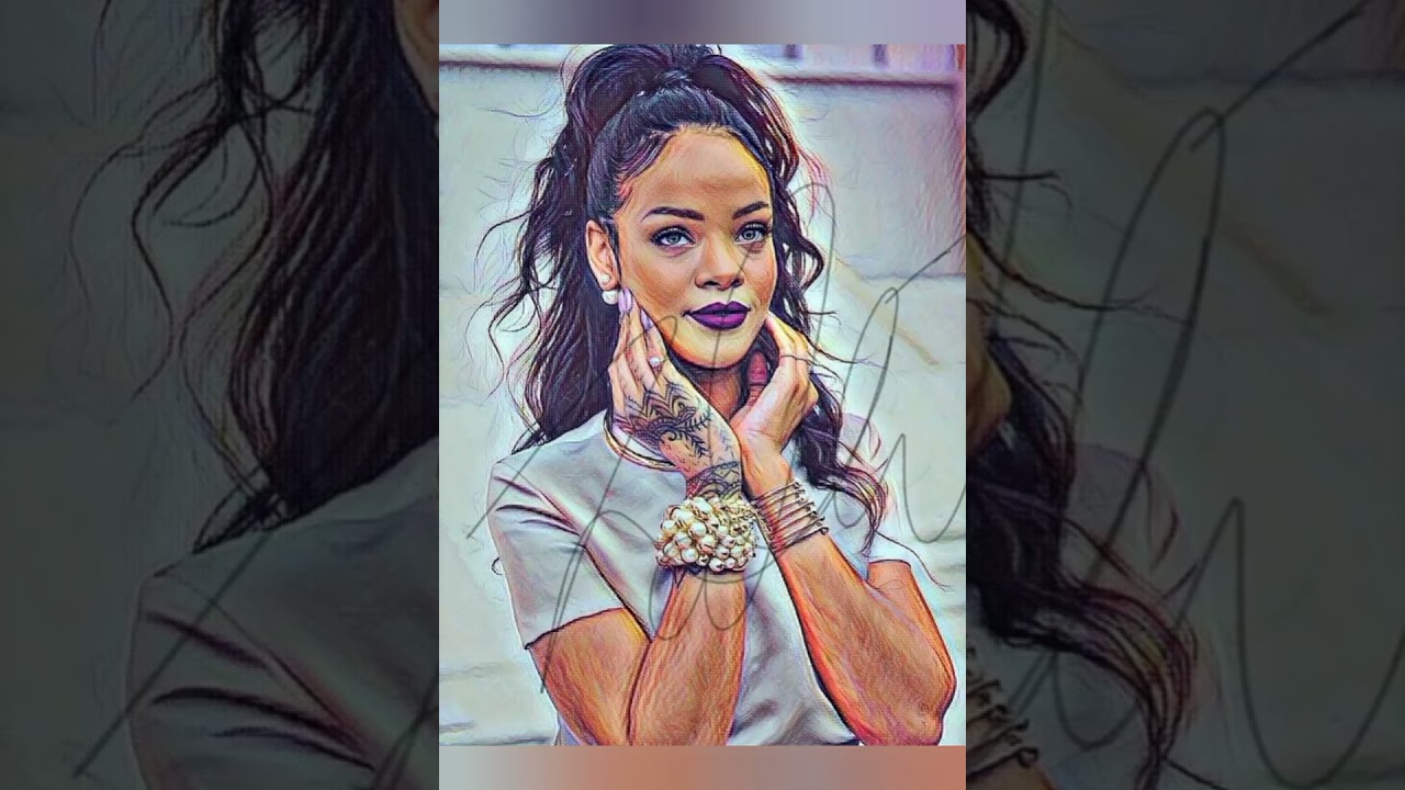 Rihanna Art is the most beautiful