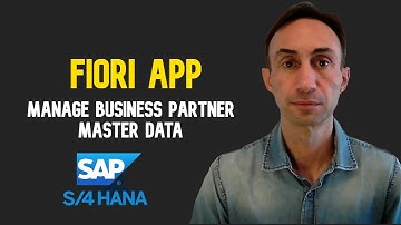 How to navigate in the FIORI App Manage Business Partner Master Data: SAP S/4 HANA