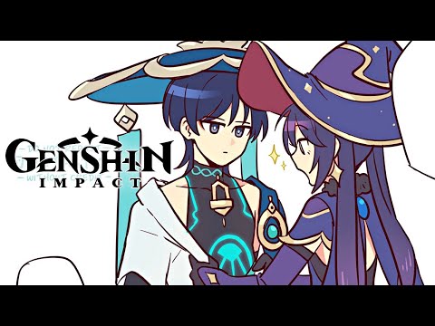 Wanderer and Mona [Genshin Impact] | Comic Dub