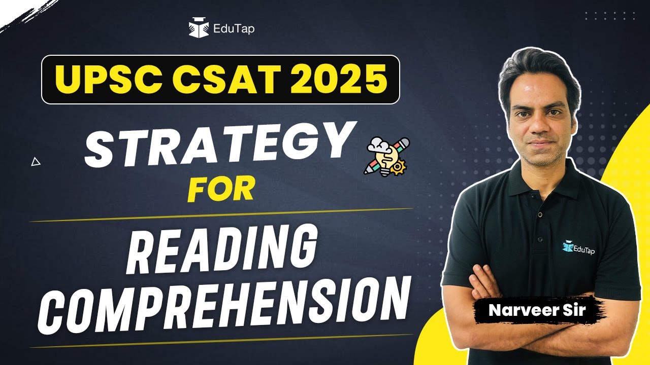UPSC CSAT 2025 English Comprehension Strategy | How to Clear CSAT ...