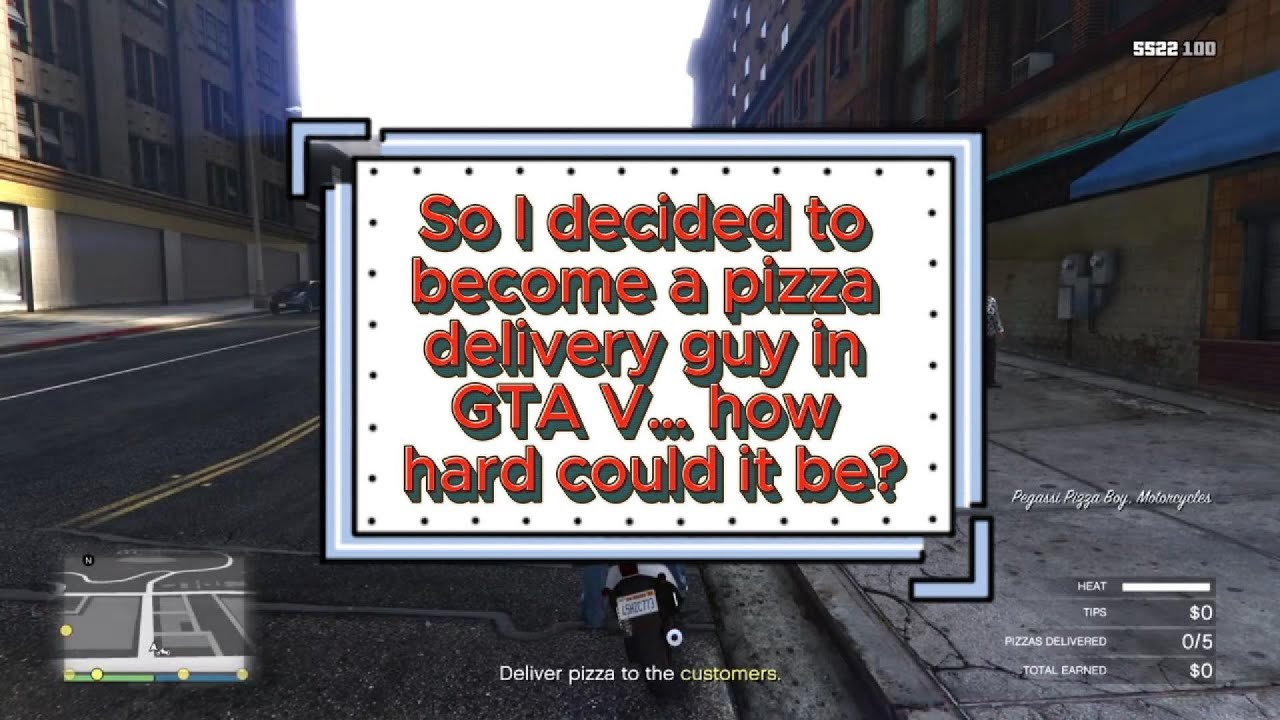GTA Pizza Delivery Chaos! | Funny Delivery Mission Gameplay in GTA 5 