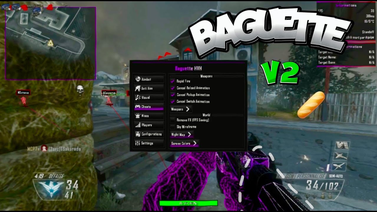 Bo2 SPRX (CFW/HEN) 🥖MENU BAGUETTE V2 🥖+RME