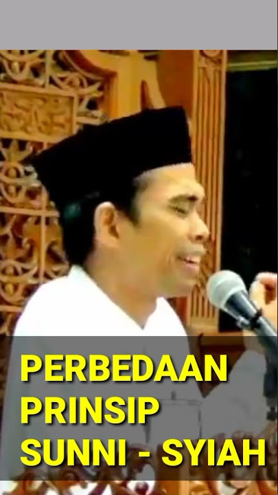 Perbedaan Prinsip Sunni-Syiah #shorts #uas #abdulsomad #ahlusunnah #viral