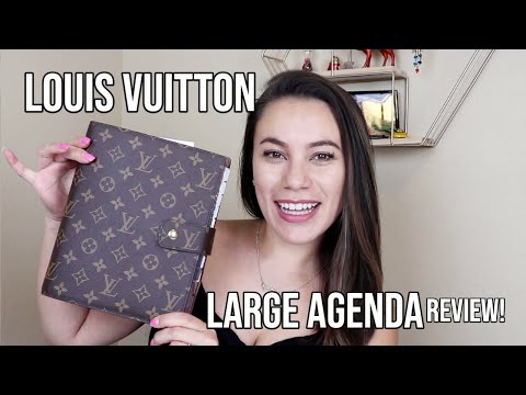 Louis Vuitton Large Ring Agenda GM Cover Review and Unboxing (Vlog 27  bonus)