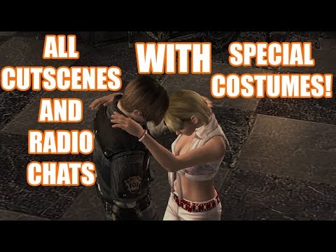 Resident Evil 4 Hd Remaster All Cutscenes With R P D Costume Ps4 Youtube