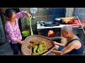 Ancestors recipes with cucumbers  vegetable harvest