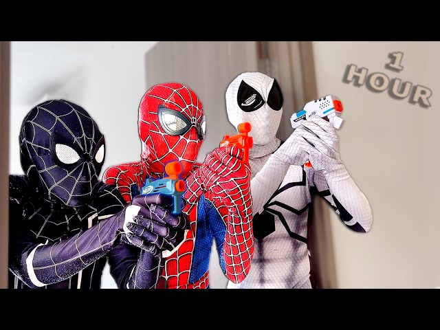 TEAM SPIDER-MAN Action Story IN REAL LIFE ( 1 Hour ) || SEASON 1 class=