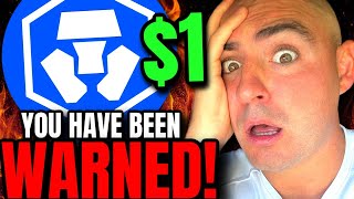 $1 CRO Coin Price 2025? (CRITICAL MOMENT!) Crypto.com News