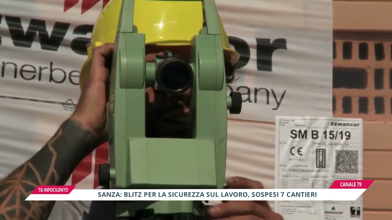 Sanza, blitz per la sicurezza sul lavoro: sospesi 7 cantieri