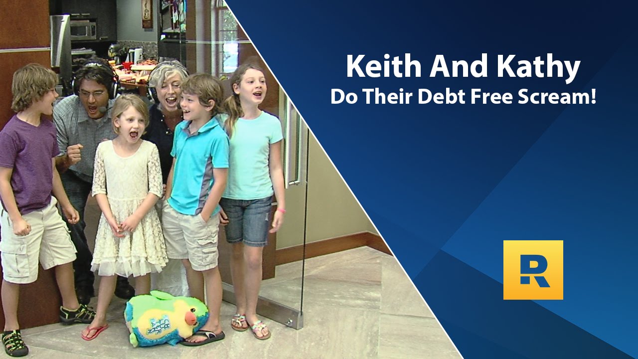 Keith And Kathy Do Their Debt Free Scream! Keith And Kathy Do Their Debt Free Scream!