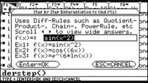 ▷Step by Step Calculus on the TI 89 (www.ti89.com)
