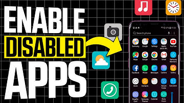 How to Enable Disabled Apps in Android