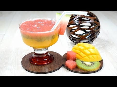 Watermelon, Mango, and Kiwi Cocktail Juice without sugar - Tasty Cuisine - English