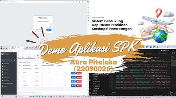 Sistem Pendukung Keputusan Pemilihan Maskapai Penerbangan Menggunakan Metode SAW Laravel 10