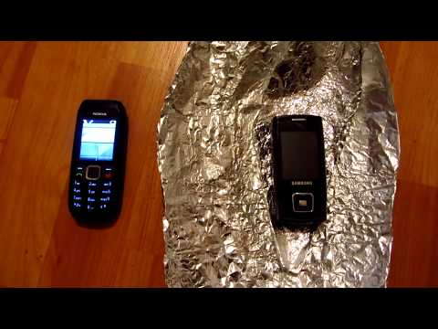 Phone Signal Blocking (Faraday Cage - Aluminum foil, Fine Mesh, Bowl)