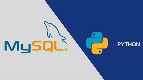 การเชื่อมต่อ ภาษาpython+mysql