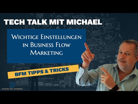 #Tech Talk: Wichtige Einstellungen in BFM