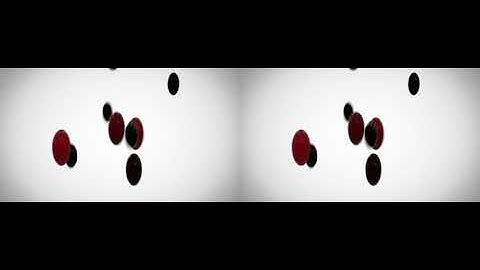 3D Blender Side By Side Stereoscopic Audio Visualising