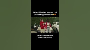 K3 PULLING UP TO MAKE HISTORY 🐐 #k3 #femalerapper #undergroundsound #undergroundrap