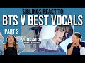 Siblings react to BTS Kim Taehyung Live Vocals Compilation PART 2 | REACTION