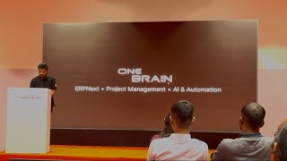 OneBrain - ERPNext Project Management with AI Presentation | Frappeverse India 2025