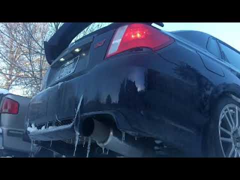 LOUD COLD START -20c [SOUND ON] Subaru STi - YouTube