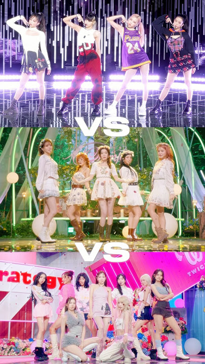 BLACKPINK vs RED VELVET vs TWICE