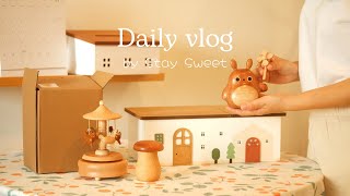 Things that make my life happy 🥰 | Wooden decorations 🍄 | Vietnamese Cooking 🍜 | Stay Sweet Vlog