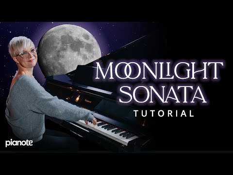 How To Play Moonlight Sonata On The Piano 🎹🌙 plus Sheet Music PDF