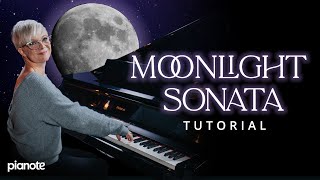 How To Play Moonlight Sonata On The Piano 🎹🌙 + Sheet Music PDF screenshot 4