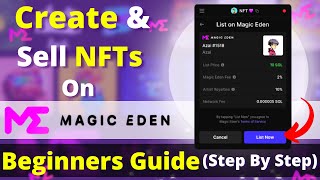 How to Create & Sell NFTs On Magic Eden: Step-by-Step Guide For Beginners [HINDI] List NFTs For FREE screenshot 5