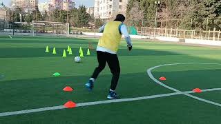 Football training #dribbling