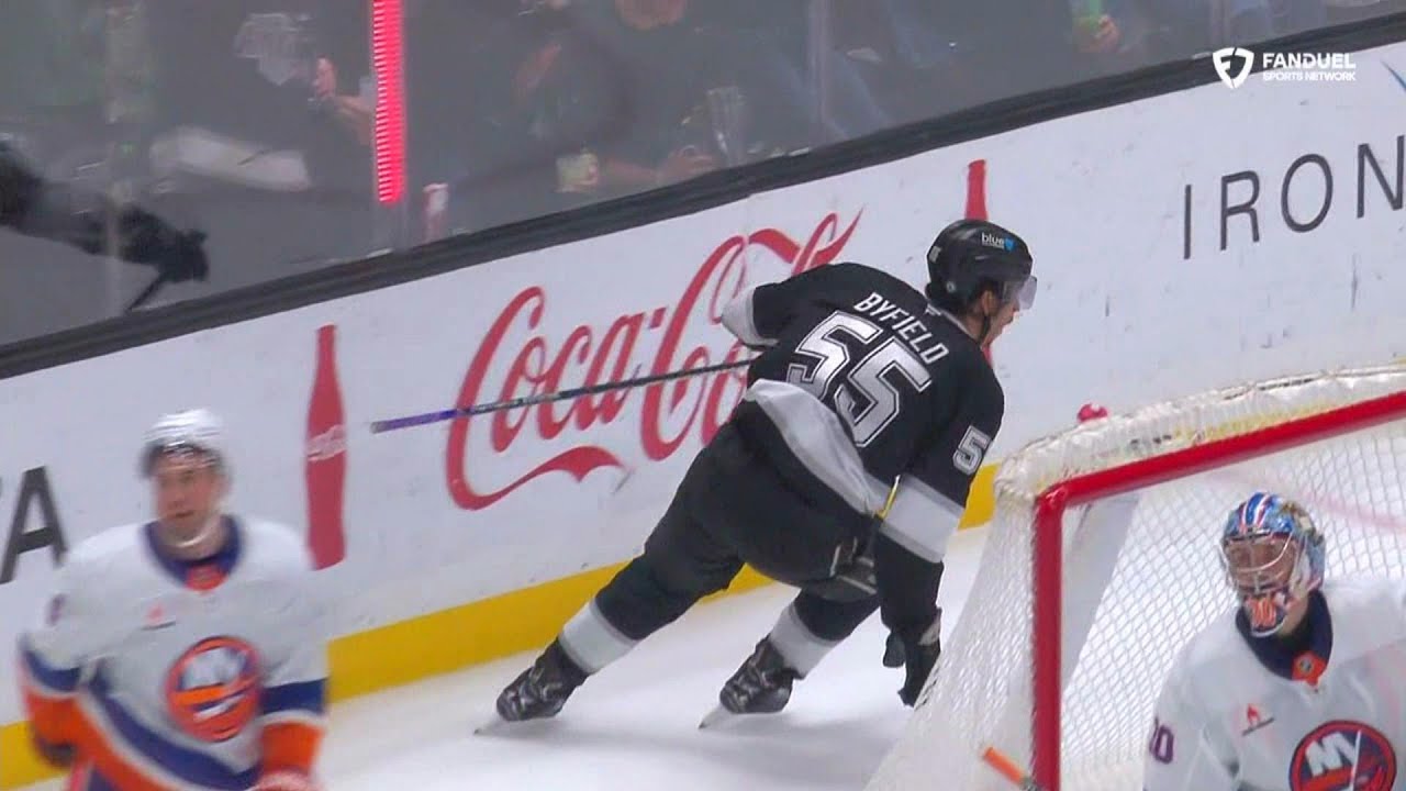 Quinton Byfield scores first career short-handed goal.