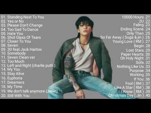 정국 (Jung Kook) - Standing Next to You | Jung Kook Playlist Updated [ best solo and cover ]