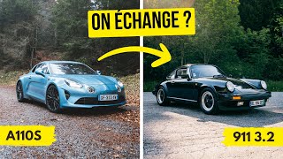 J'ai ÉCHANGÉ mon ALPINE A110S contre une 911 3.2 de 1988... 😅