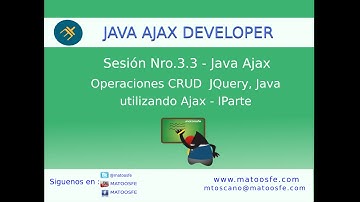 Curso de Java AJAX - Sesión Nro.3.3 - Operaciones CRUD JQuery-Java usando Ajax - I Parte