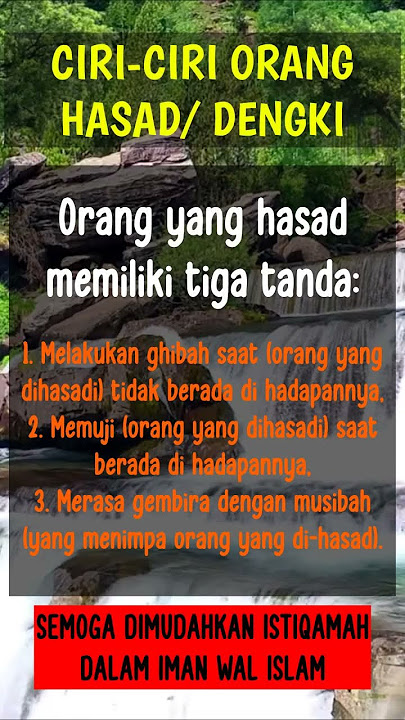 CIRI ATAU TANDA ORANG HASAD/ DENGKI #islam #islamic #ibadah  #shorts