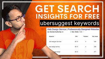 Hoe u de zoekwoorden en inzichten voor zoekresultaten kunt verkrijgen - Google - Ubersuggest - Do...