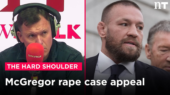 Conor McGregor withdraws application to present 'fresh evidence' | Newstalk