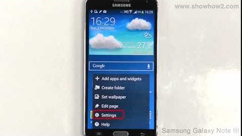 Samsung Galaxy Note 3 - How To Enable The Multi Window Mode